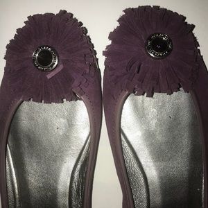 Purple Coach flats